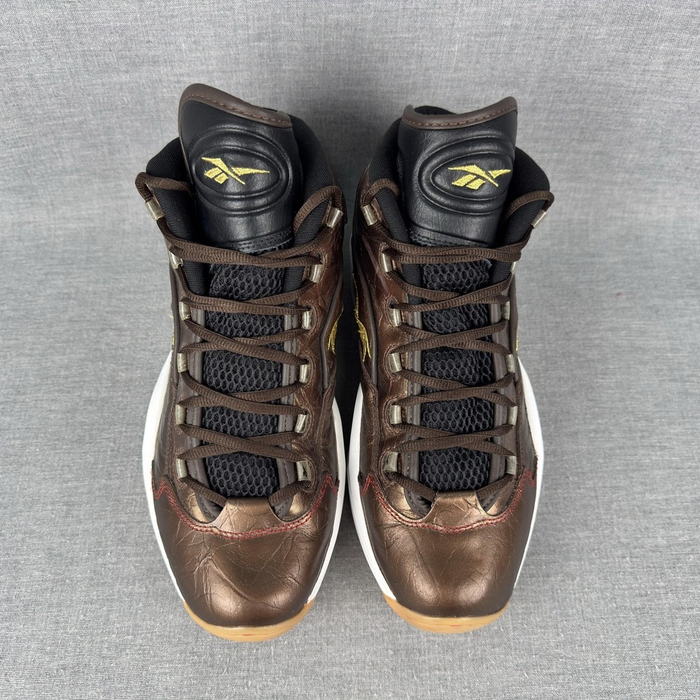 Villa x Reebok Question Mid Shoes Mens 10.5 Liberty bell Metallic Basketball AI - Picture 4 of 13